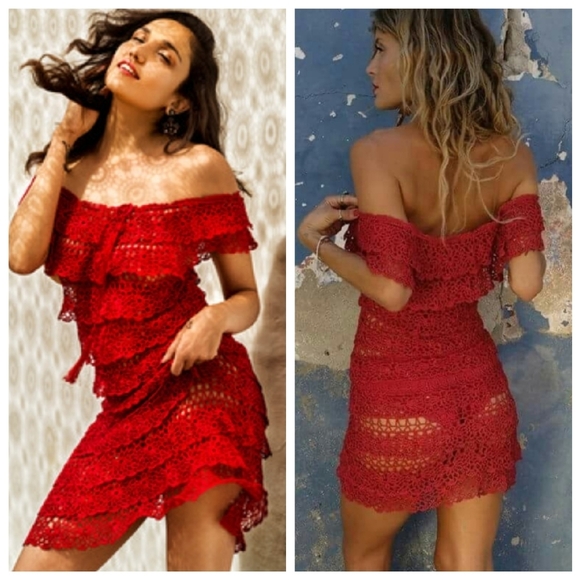 Rat & Boa Dresses & Skirts - Rat & Boa M MEDIUM Havana Crochet Dress